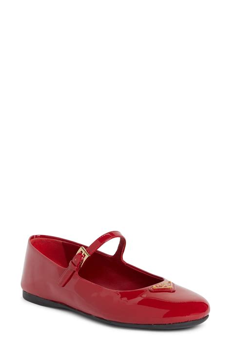 red prada flats|prada flats nordstrom.